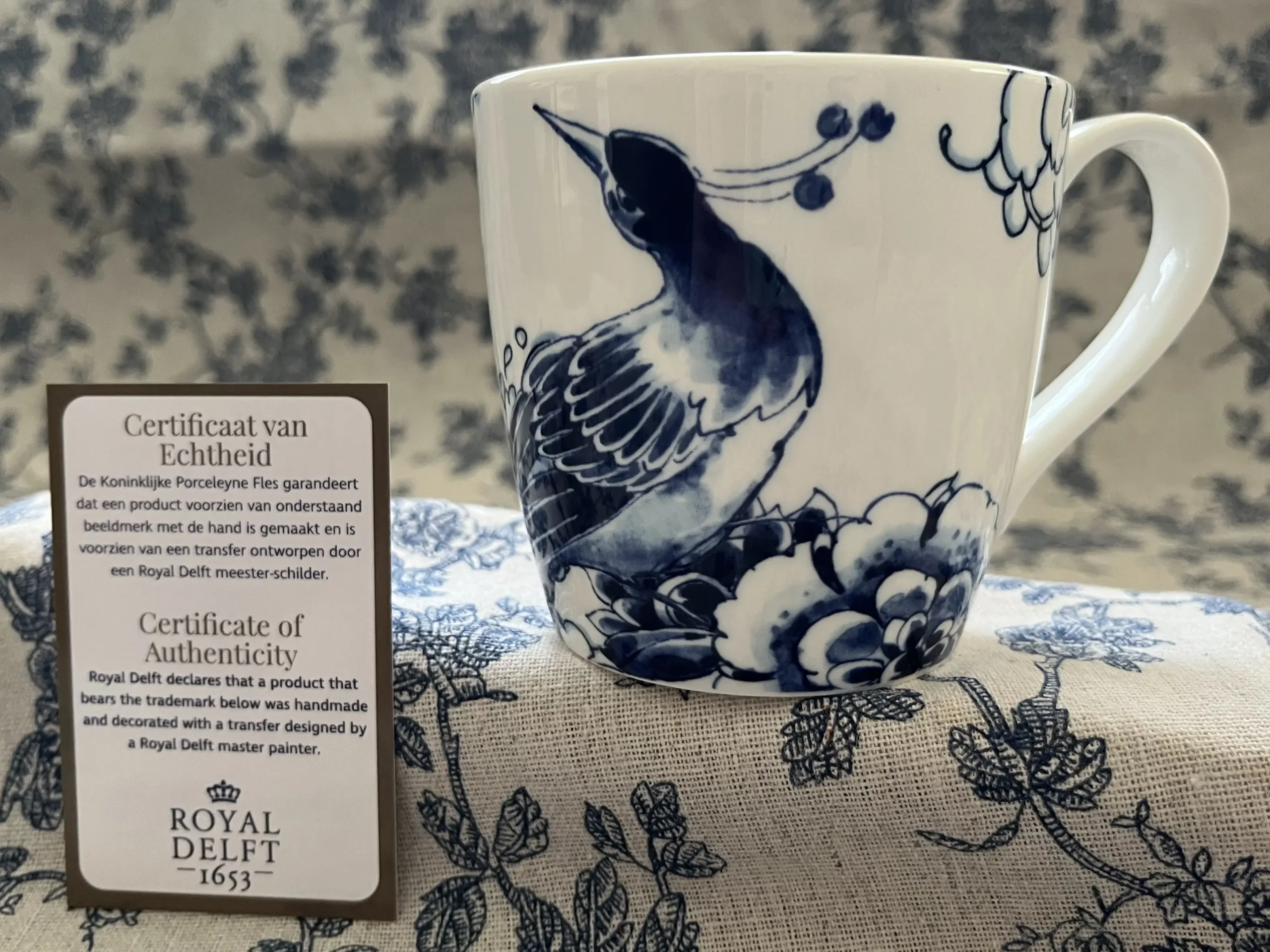 Royal Delft Blue - Peacock Mug