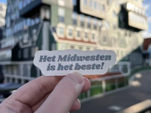 Het Midwesten is het beste! Sticker