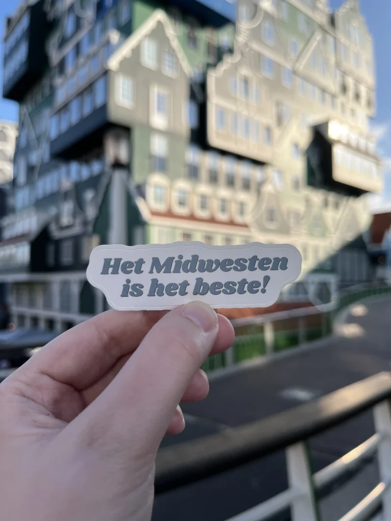 Het Midwesten is het beste! Sticker